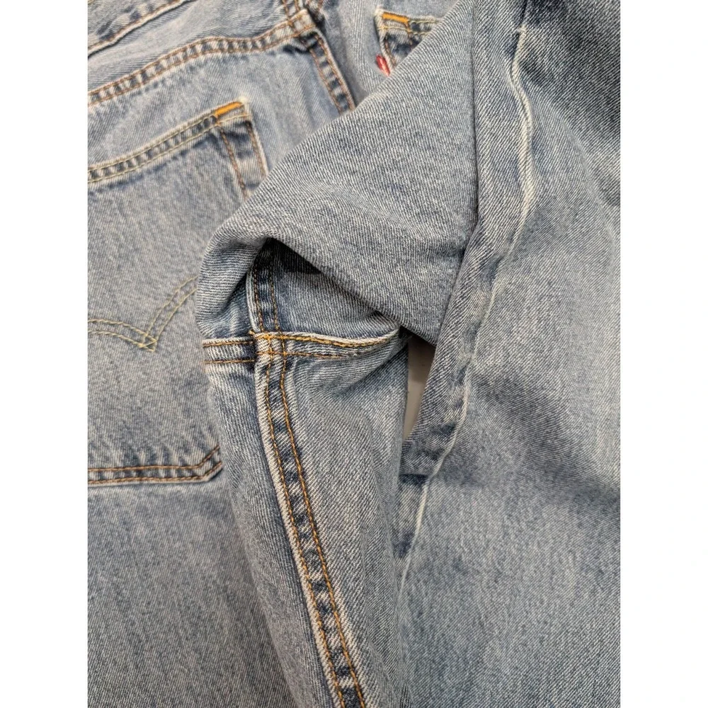 Levi's 505 Regular Fit Straight Leg Blue Wash Denim Jeans Men's‎ Size 36x29